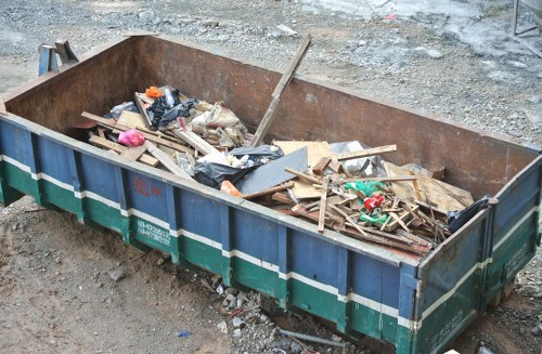 Business waste removal trucks in Wanstead